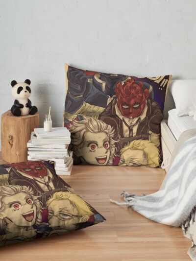 Dorohedoro Throw Pillow Official Dorohedoro Merch