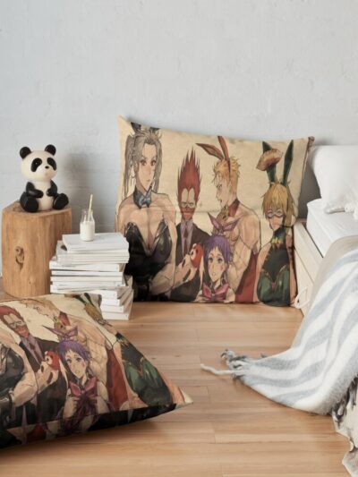 Dorohedoro Throw Pillow Official Dorohedoro Merch