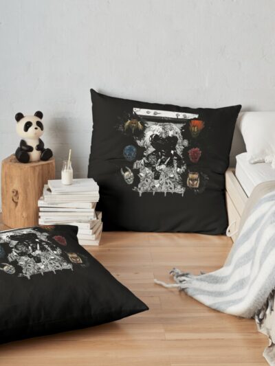 Dorohedoro Throw Pillow Official Dorohedoro Merch