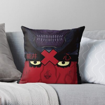 Dorohedoro! Noi X Shin Throw Pillow Official Dorohedoro Merch