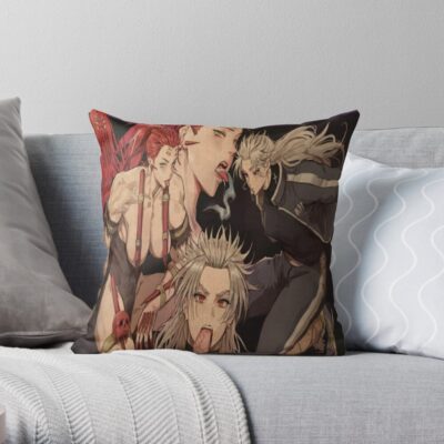 Dorohedoro Throw Pillow Official Dorohedoro Merch