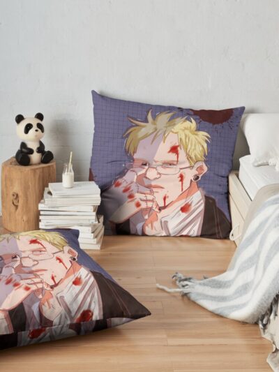 Shin Dorohedoro Throw Pillow - Dorohedoro Store